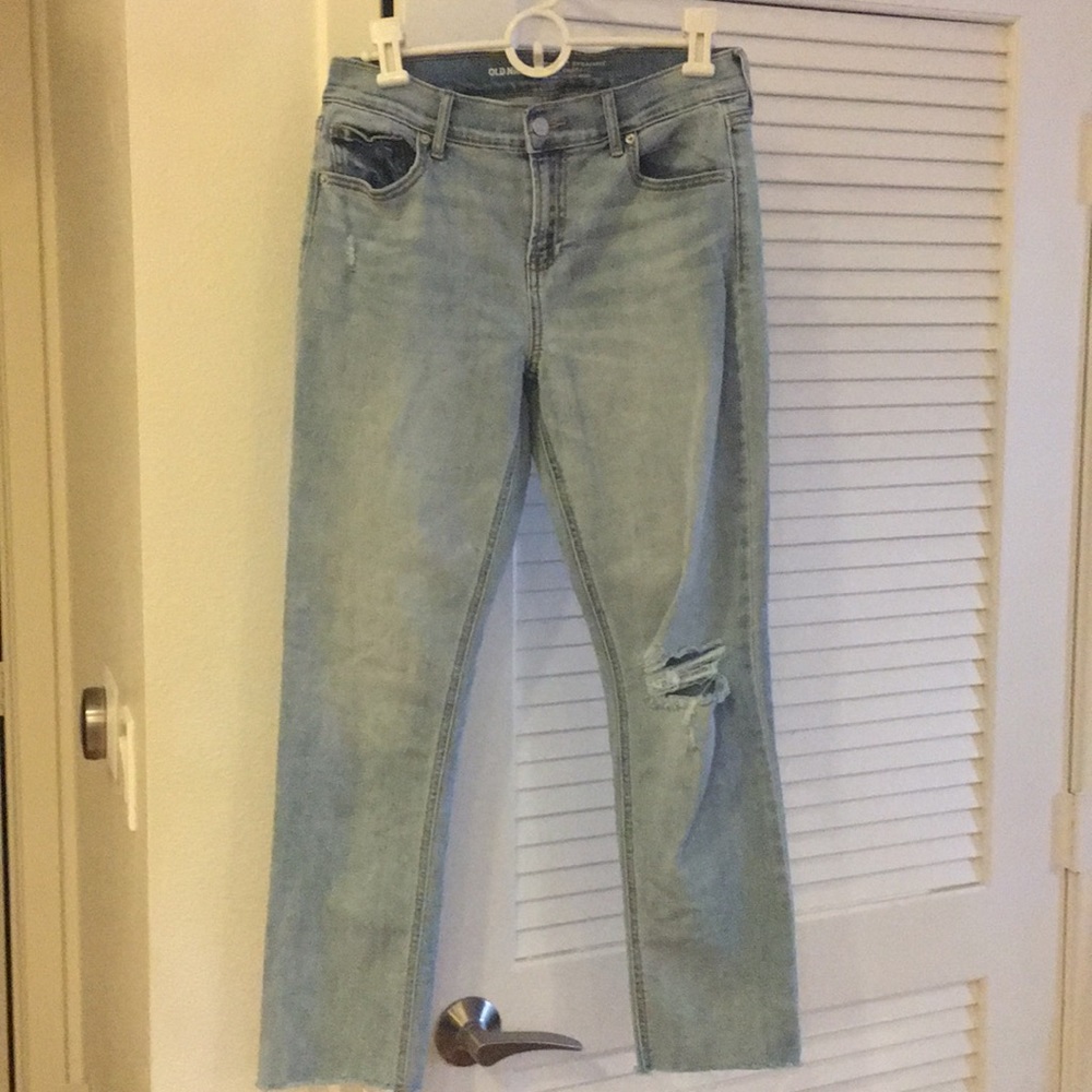 Light wash denim